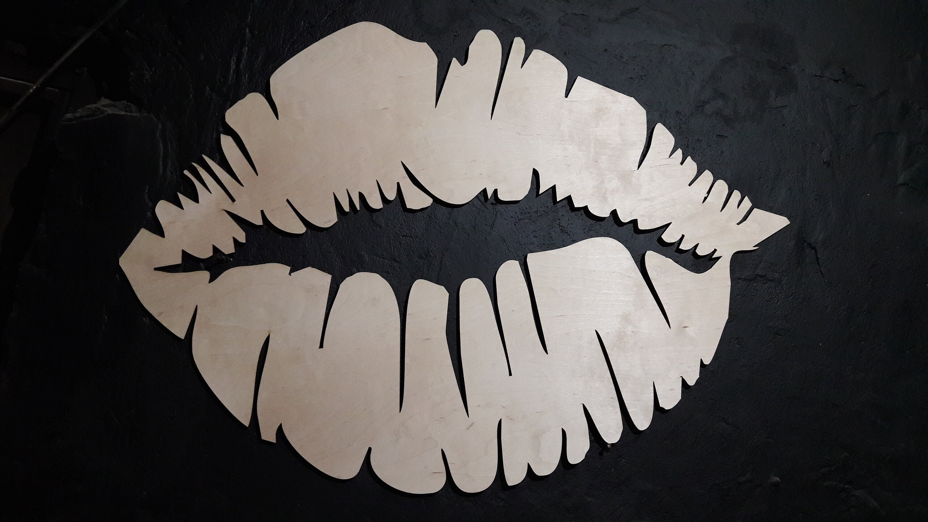 Lips Wall Art Lips Wall Decor Kiss Lips Decor Hanging Wall Etsy UK