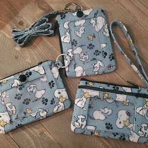 Monedero/Llavero/Bolso bandolera con estampado de perrito súper genial