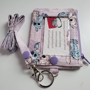 Monedero con llavero y cordón con estampado de extraterrestre de My Sweat Heart