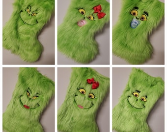 The Green Grumps  Christmas Stocking