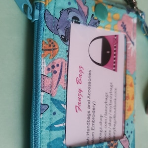 Llavero con cordón para billetera con identificación y estampado de extraterrestre súper lindo en el paraíso