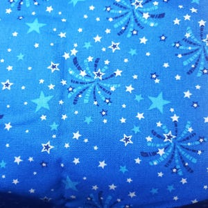 Llavero y cordón para identificación con estampado patriótico azul súper lindo