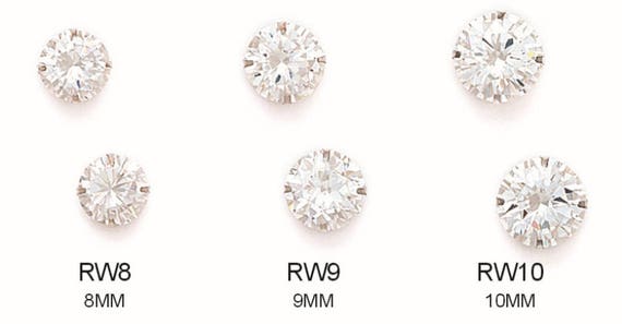 Orecchino A Borchie Grandi 8 Carati Taglio Rotondo VVS1/D Creato - Foto 4