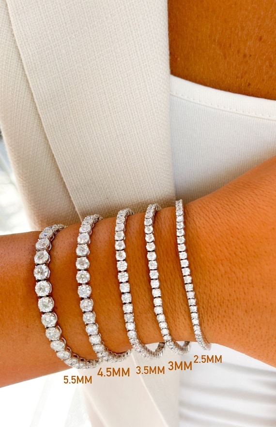 TENNIS BRACELET 3 MM OCEAN TENNIS BRACELET 3 MM OCEAN