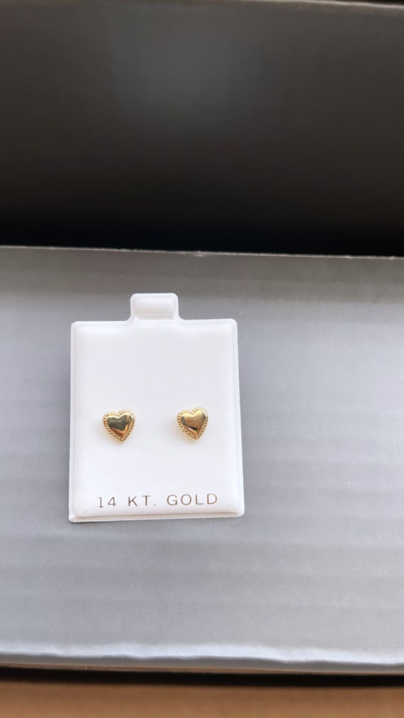 Orecchini In Oro Giallo Con Pendenti A Forma Di Cuori - Foto 10