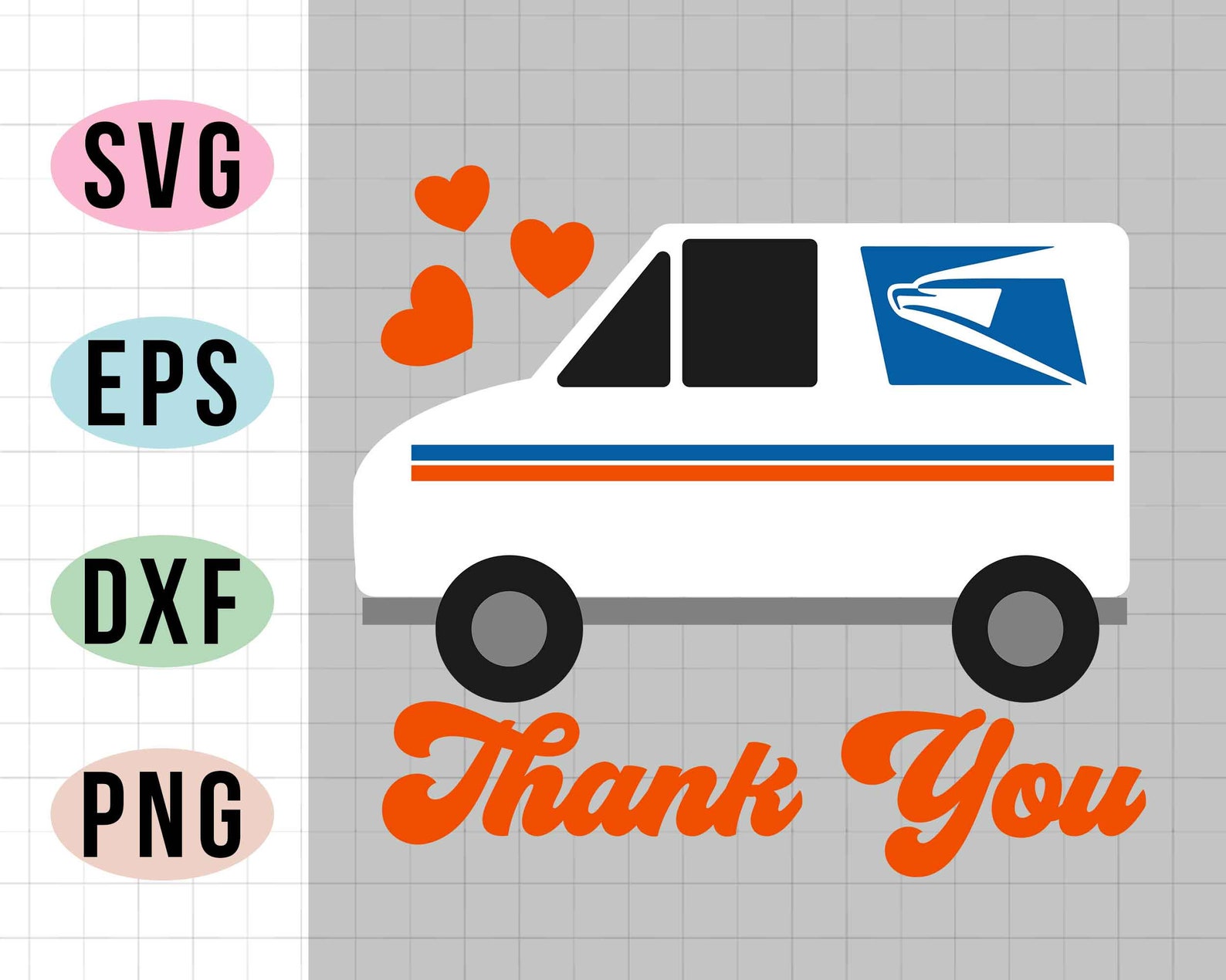 Free Free 236 Usps Mail Truck Svg SVG PNG EPS DXF File