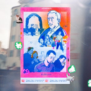 Succession risograph print