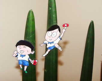 Ping Pong clear stickers