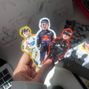 Little guys stickers  (F1 and faker)