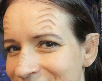 5 piece Alien or Mermaid Ridges Prosthetic Set (latex)