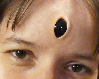 Wide Vertical Third Eye Prosthetic (latex)