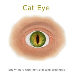Wide Open Third Eye Prosthetic latex, Extra Eye SPFX Make-up With Eyelash For Cosplay Garnet, Cecil, Alien, Strange, etc image 5