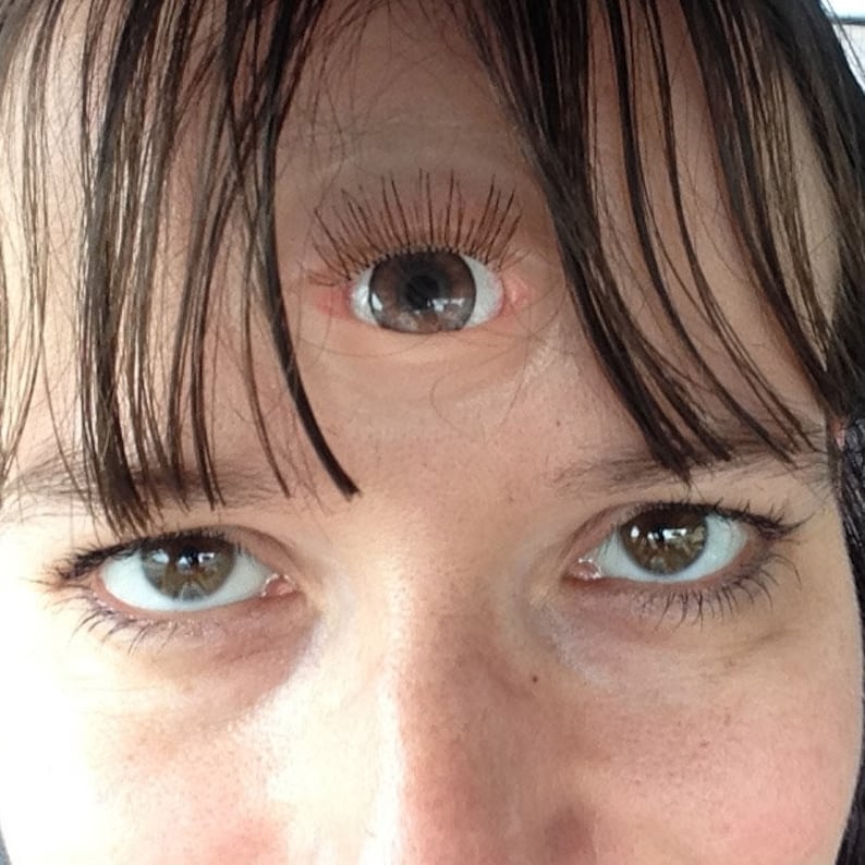Super Realistic Third Eye Prosthetic with glossy eye insert Etsy