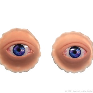 Eye Pasties/Nipple Covers (latex) for Burlesque, Stripper and Showgirl Costumes