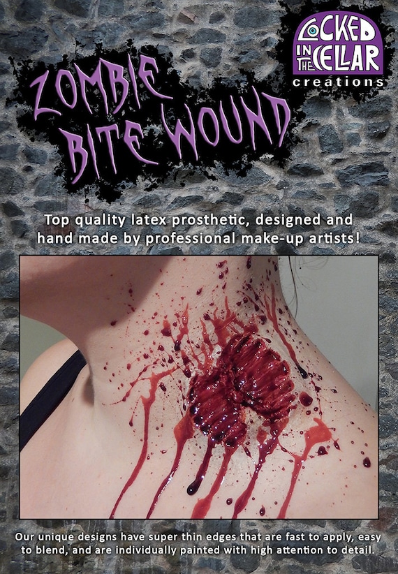 LIQUID LATEX HALLOWEEN SPECIAL MAKEUP BLOOD ZOMBIE FLESH SCARS SKIN  ADHESIVE