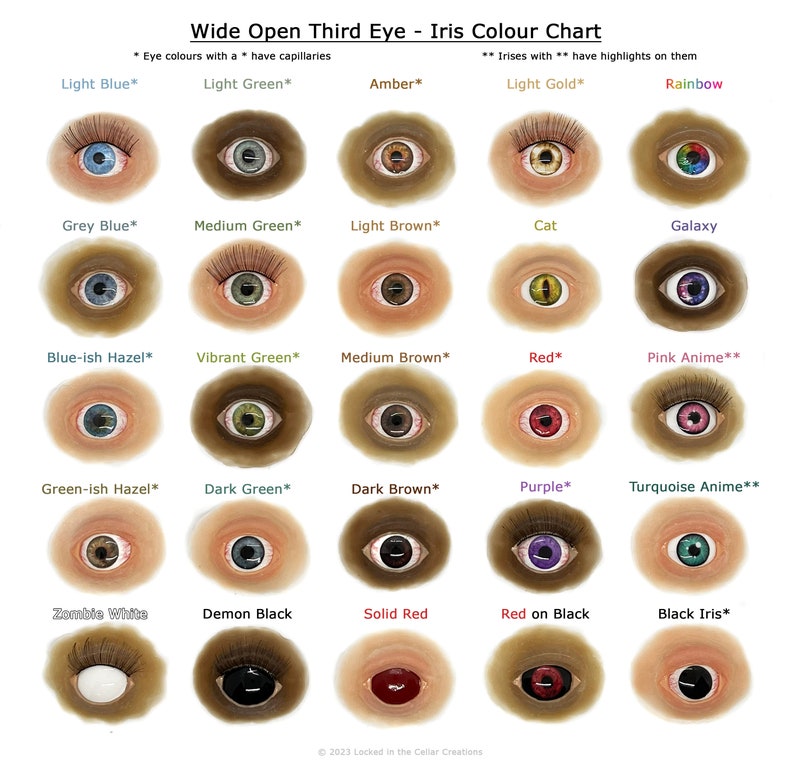 Wide Open Third Eye Prosthetic latex, Extra Eye SPFX Make-up With Eyelash For Cosplay Garnet, Cecil, Alien, Strange, etc image 3