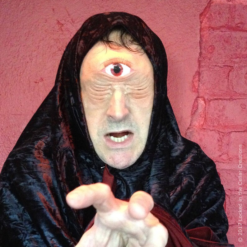 Cyclops eye prosthetic fantasy latex appliance for Halloween Etsy