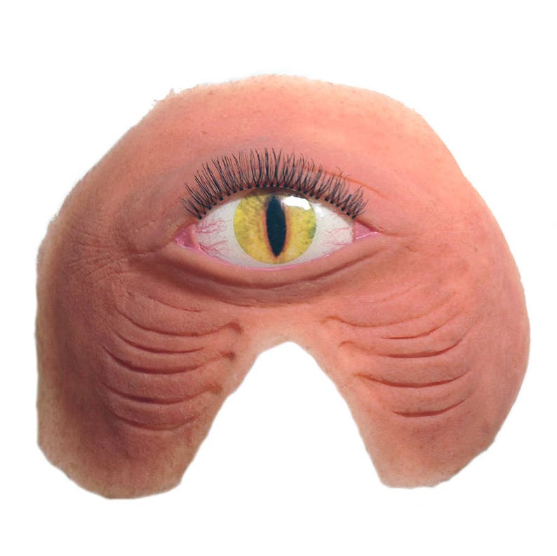 Cyclops eye prosthetic fantasy latex appliance for Halloween Etsy