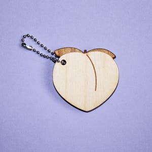 Emoji Wood Keychains image 4