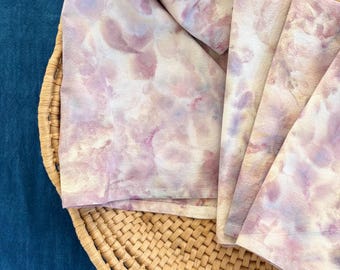 Hand-Dyed  Cotton Napkins: Watercolor Look – BLOOM + BREEZE, Set of 4