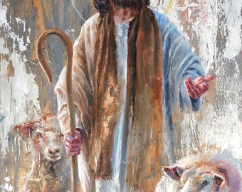 The Good Shepherd” Jesus calls unto His sheep who here him