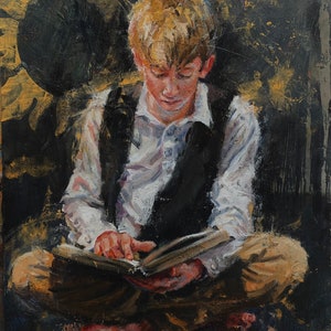 Religious Art. &quot;Ask of God”  of Joseph Smith. Low shipping