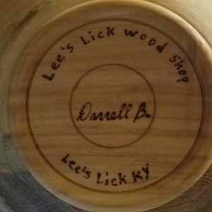 Hackberry Wood Natural Wood Bowl