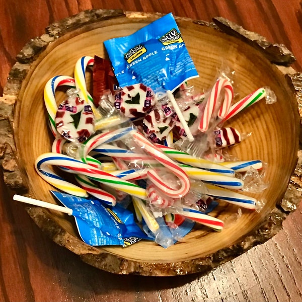 Hand Turned Natural Bark Edge Bowl