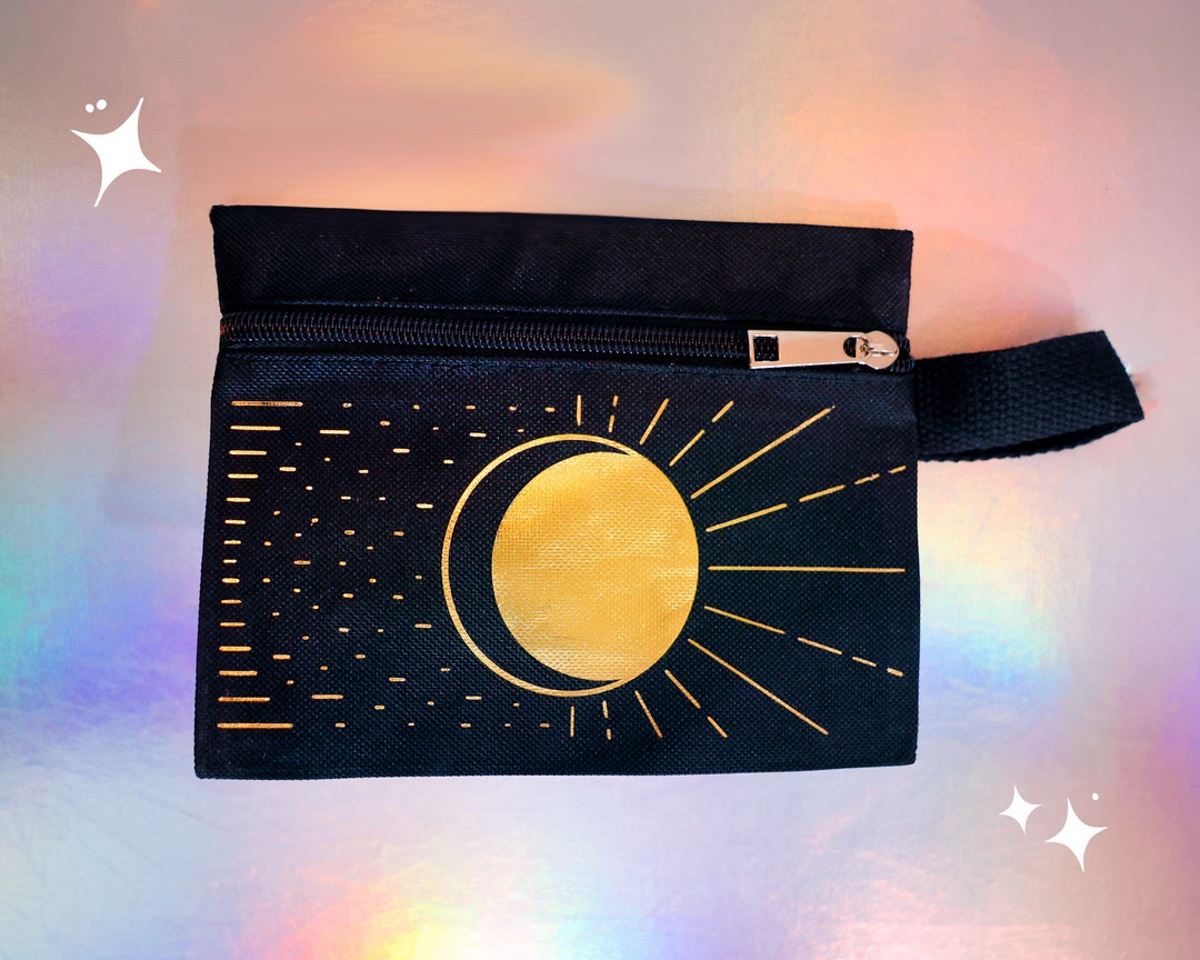 Sun Moon Zipper Pouch Bag for Tarot Cards Money Makeup - Etsy