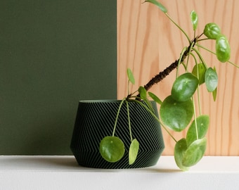 Green Indoor planter - OSLO - Original planter gift !