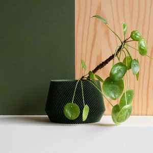 Green Indoor planter OSLO Original planter gift image 1