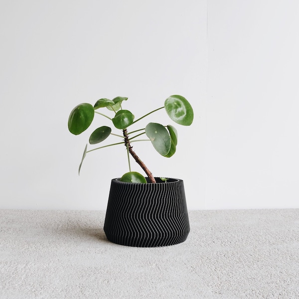 Black Indoor Planter - SAVANNE