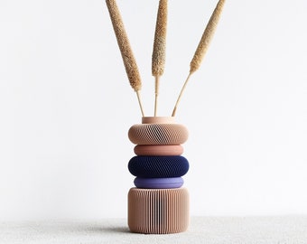 Modular blush Vase - perfect for dried and fresh flowers !