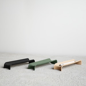 Porte stylo design et minimaliste VEJLE imprimé en bois parfait pour ranger son bureau cadeau original pour elle lui image 1