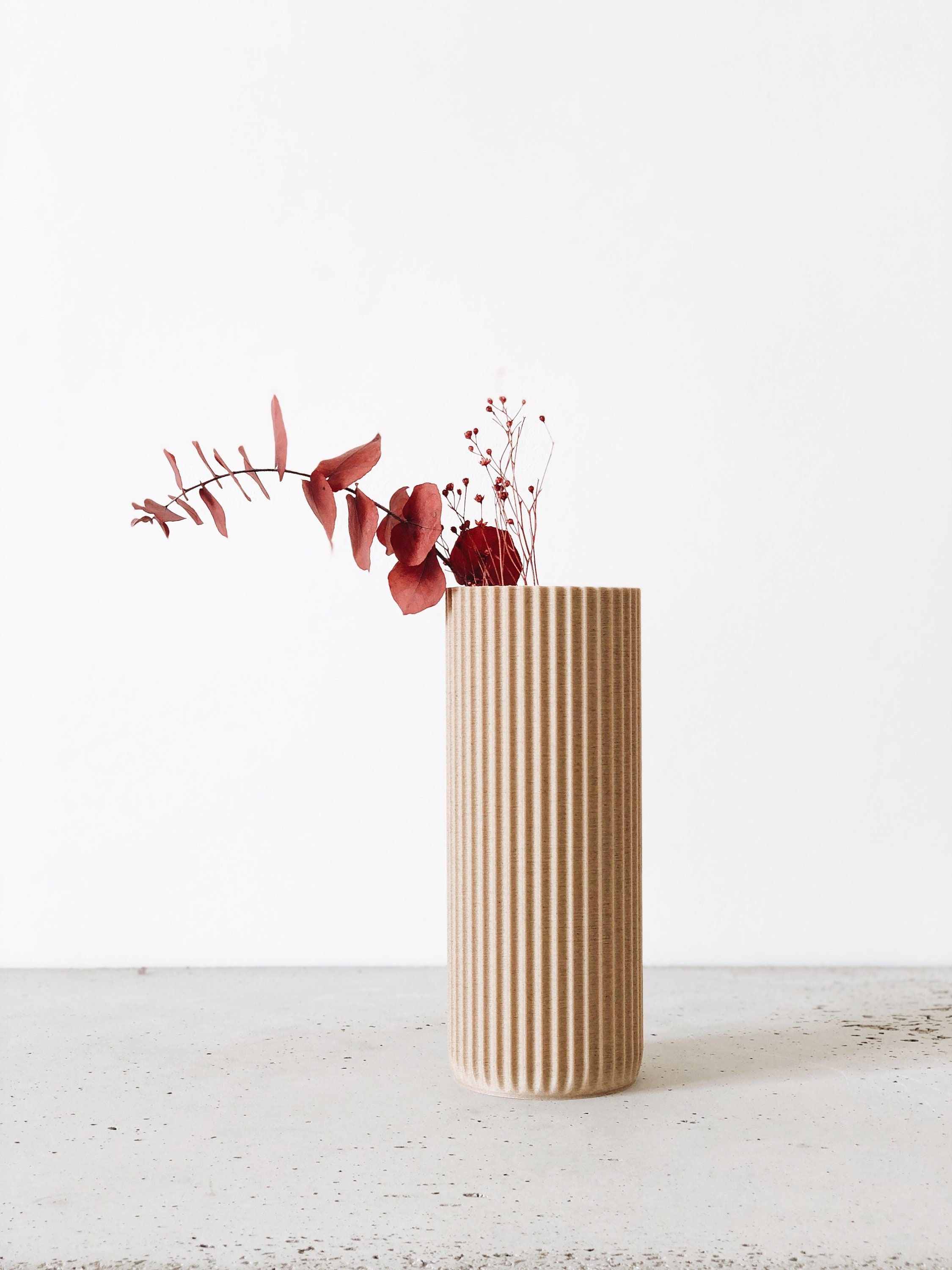 Vase Origami - Fleurs Séchées