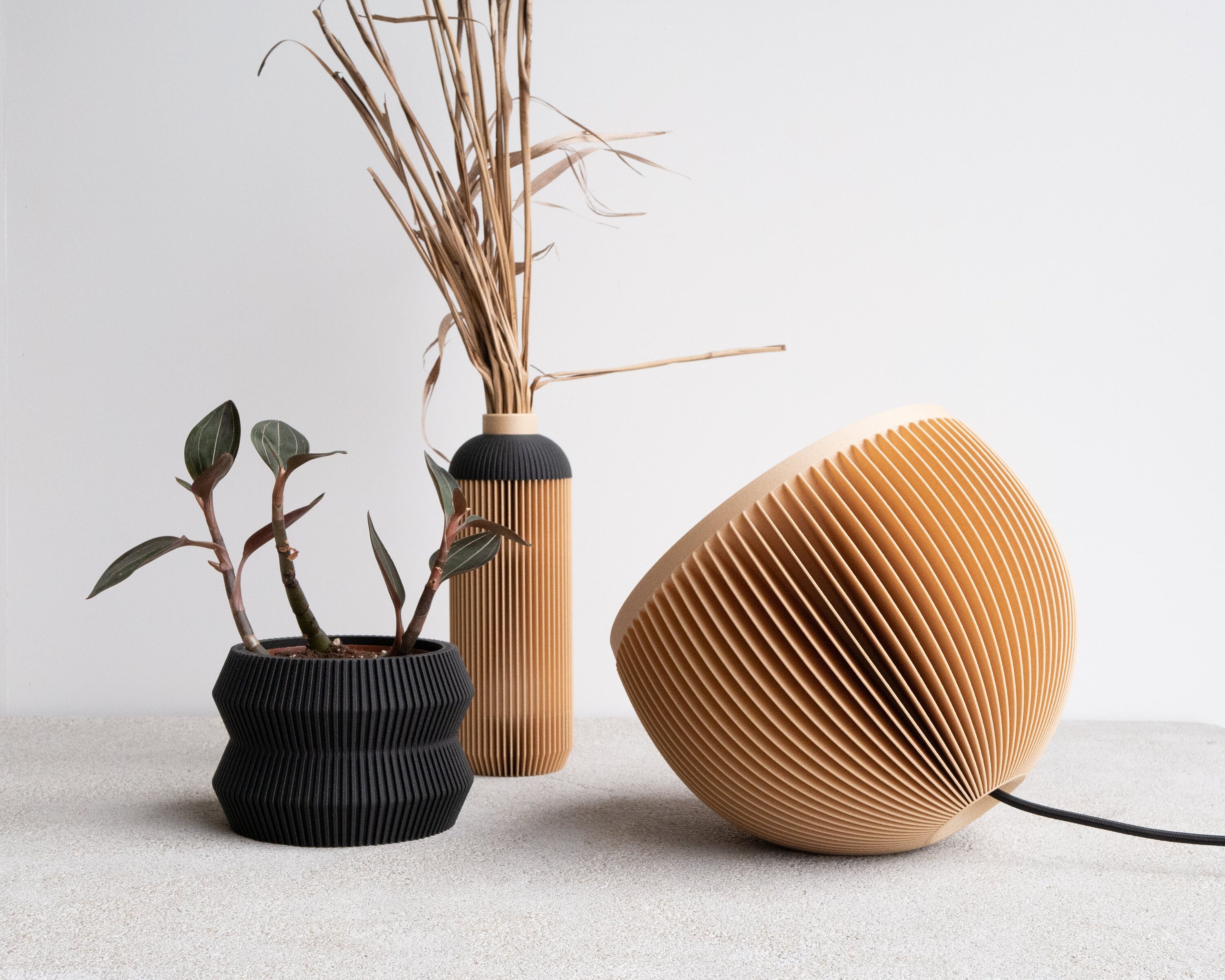 SUNSET Wooden Table Lamp Original Gift for Design Lover Etsy