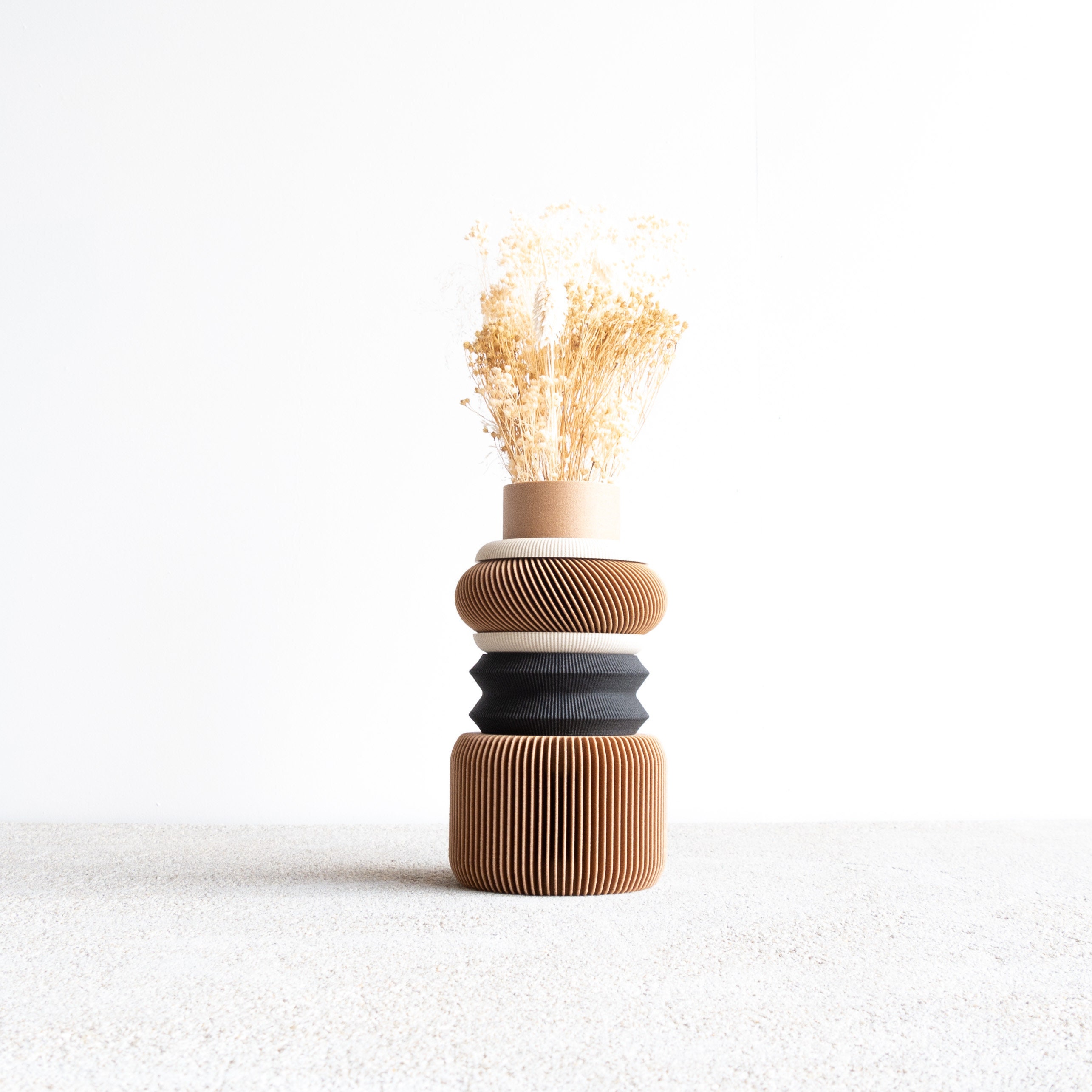 Vase Nu Modulaire Parfait Pour Fleurs Séchées