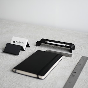 Porte stylo design et minimaliste VEJLE imprimé en bois parfait pour ranger son bureau cadeau original pour elle lui image 4