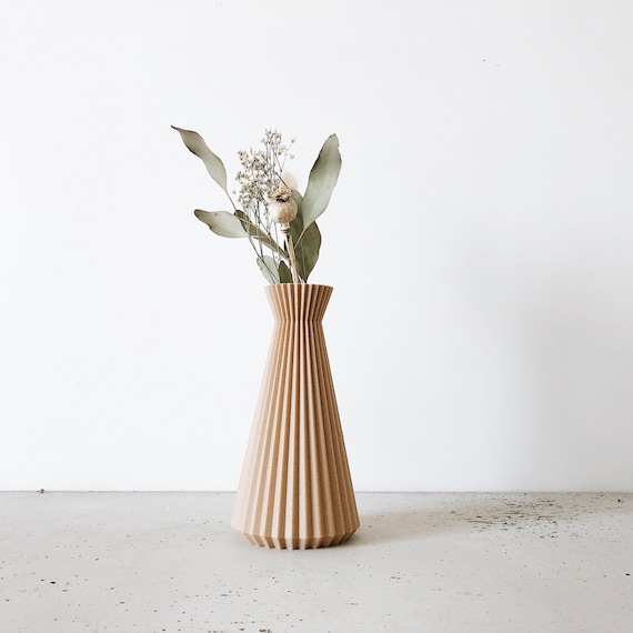 Origami Vase Dry Flowers ISHI Original Gift for Her - Etsy