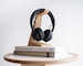 Headphone holder printed in wood / desk organizer / original gift for him or her
