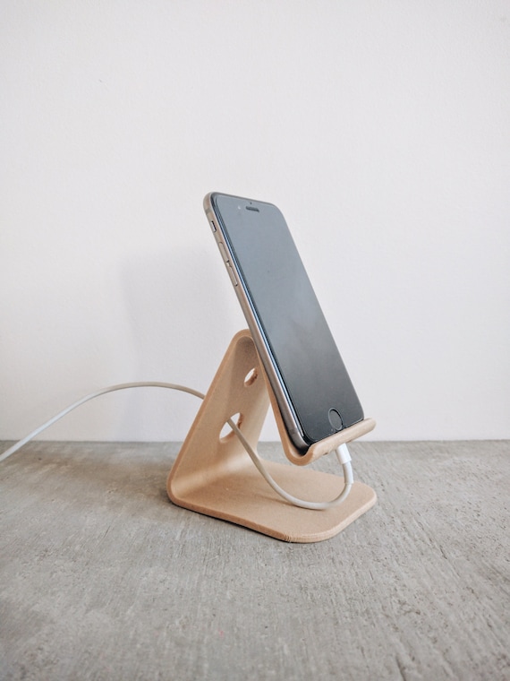 Christmas Gift for Men, Wooden Docking Station - Smartphone Stand, Desk  Organizer for Devices