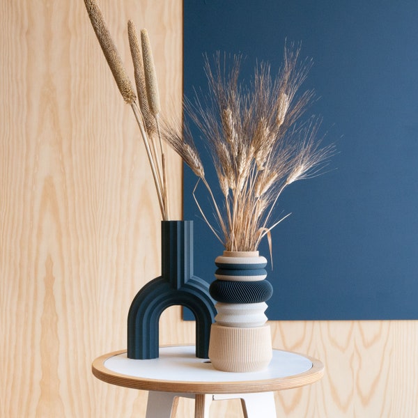 LAGOON Modular Vase - Blue - perfect for dried and fresh flowers !