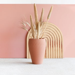Terracotta BERLIN Vase - perfect for dried flowers - original gift Idea