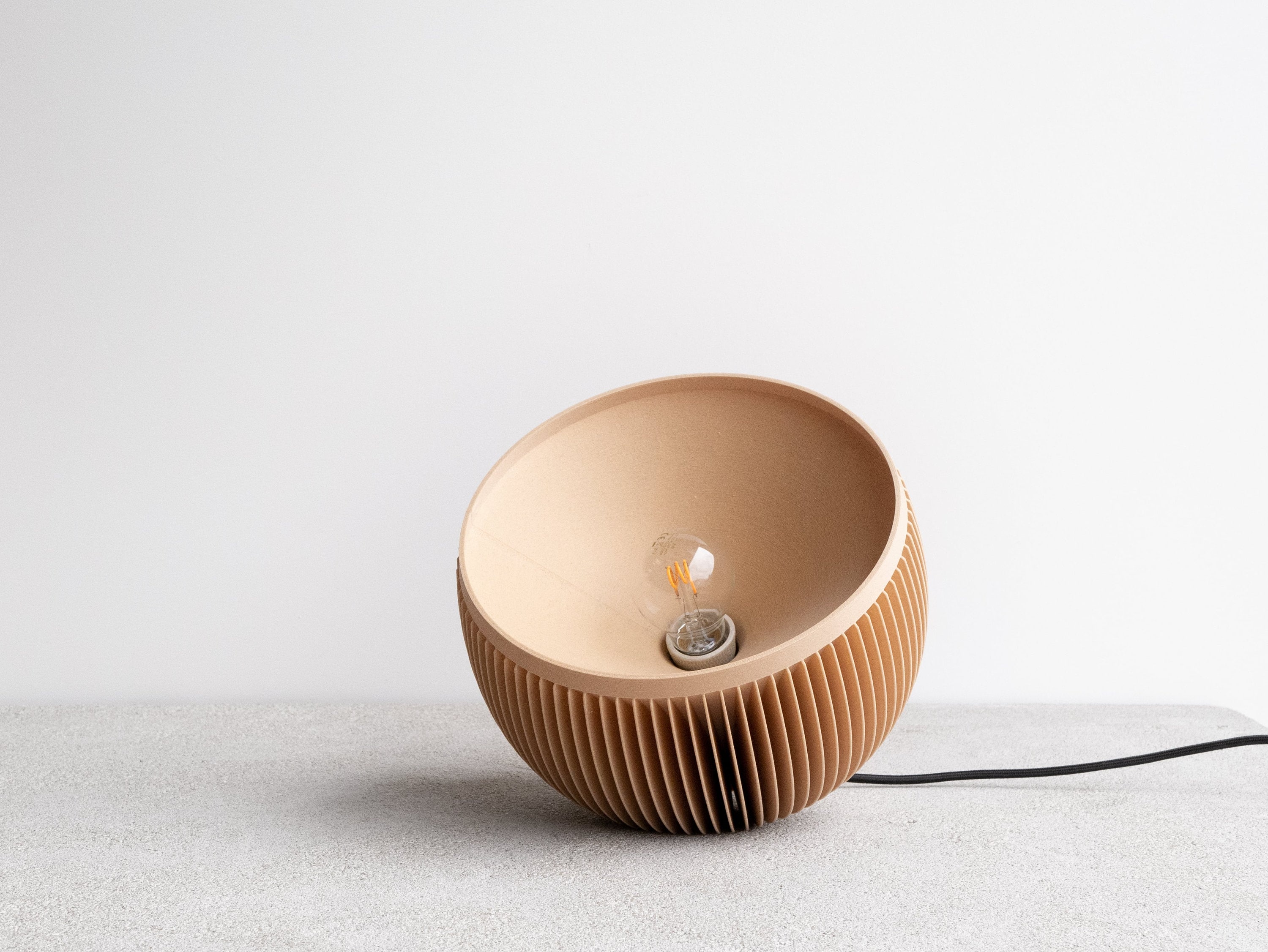 SUNSET Wooden Table Lamp Original Gift for Design Lover Etsy