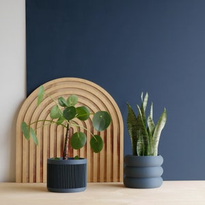 Terracotta Indoor wooden planter EDEN perfect for green plants, cactus et succulent plants image 4