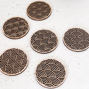 Set of 6 Coasters FUJI imagem 4