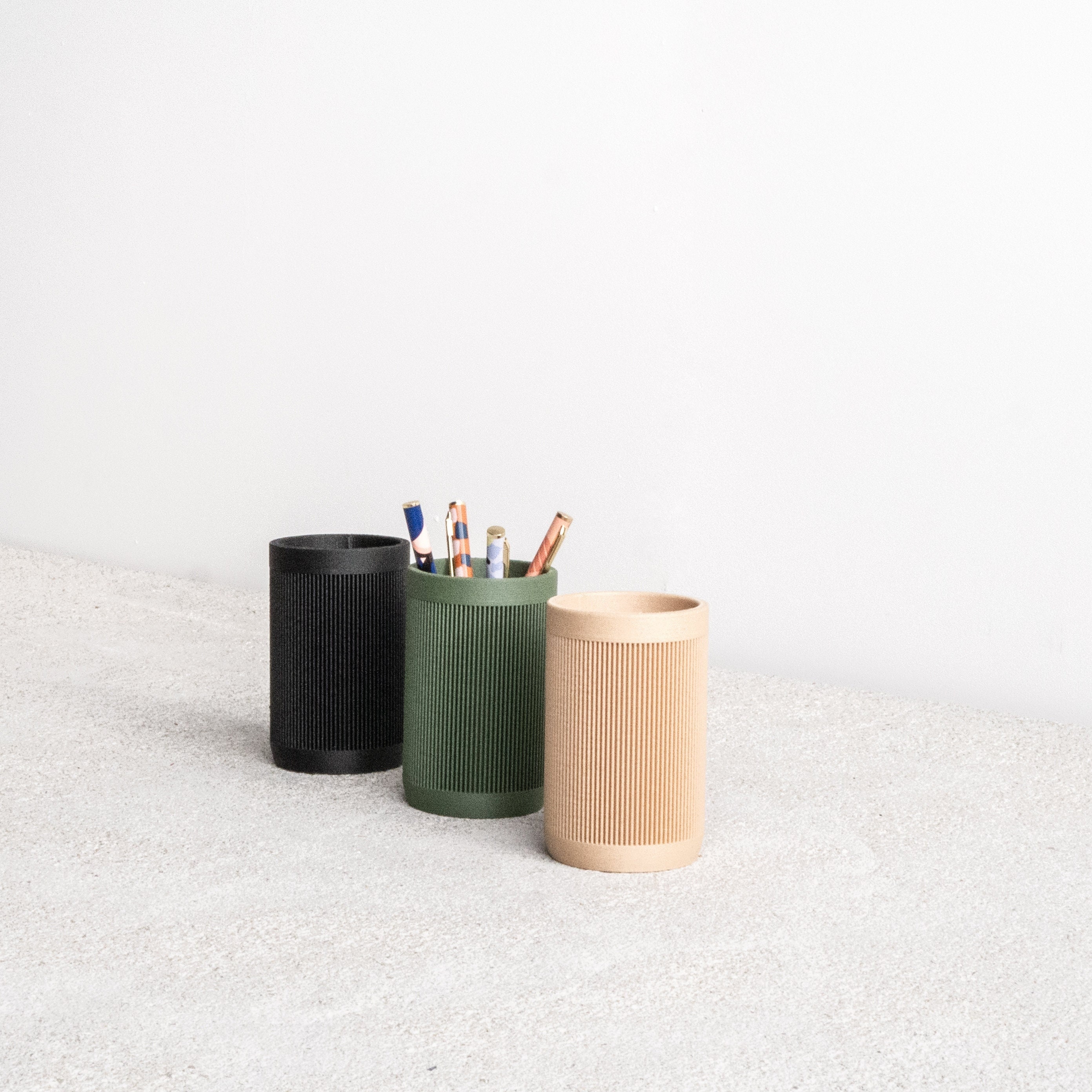 Pen holder Japan - Desk organizer printed in wood - Original gift her or him !