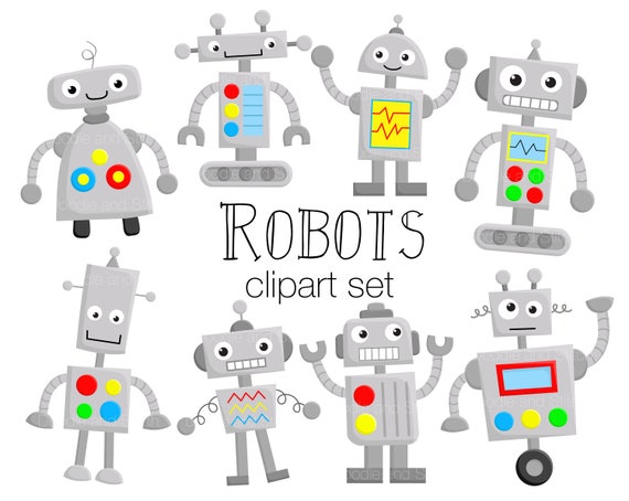 Cute robot vector 2025