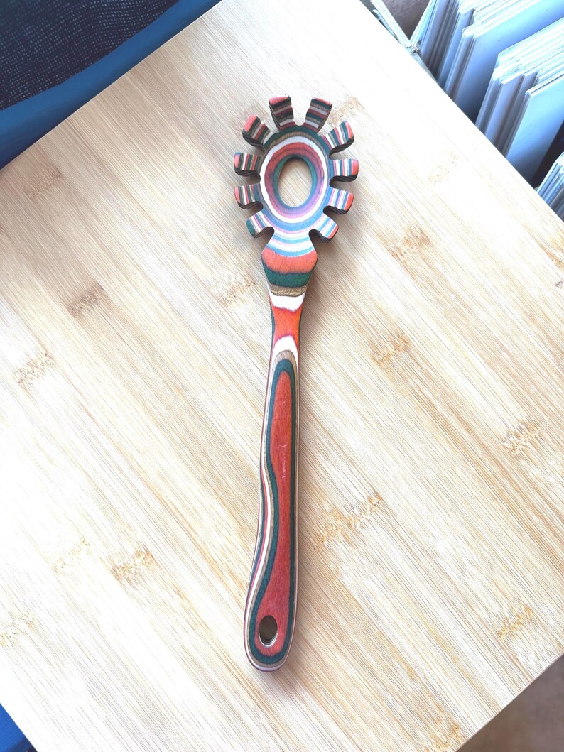Pasta \ Spaghetti Spoon

Measures 12 x 3 inches