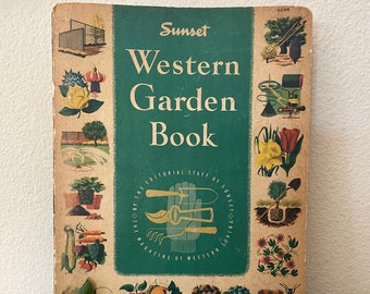 1954 Sunset Western Garden Book - Vintage Gardening Manual